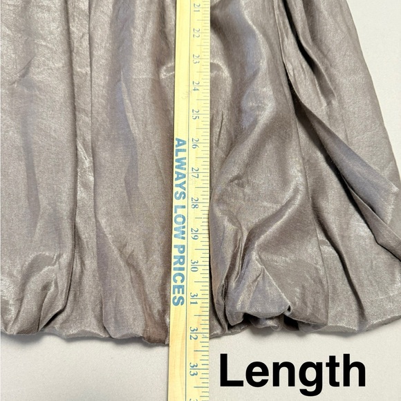 NWT Poetry Metallic Taupe Brown Dress - Picture 12 of 13
